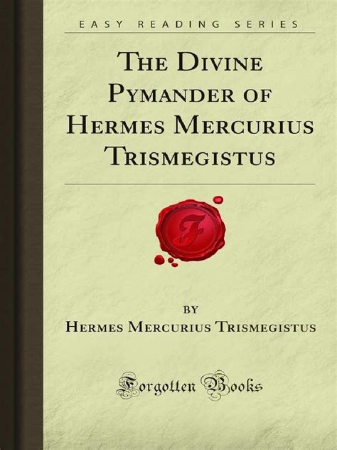 hermes trismegistos pdf|the divine pymander text PDF.